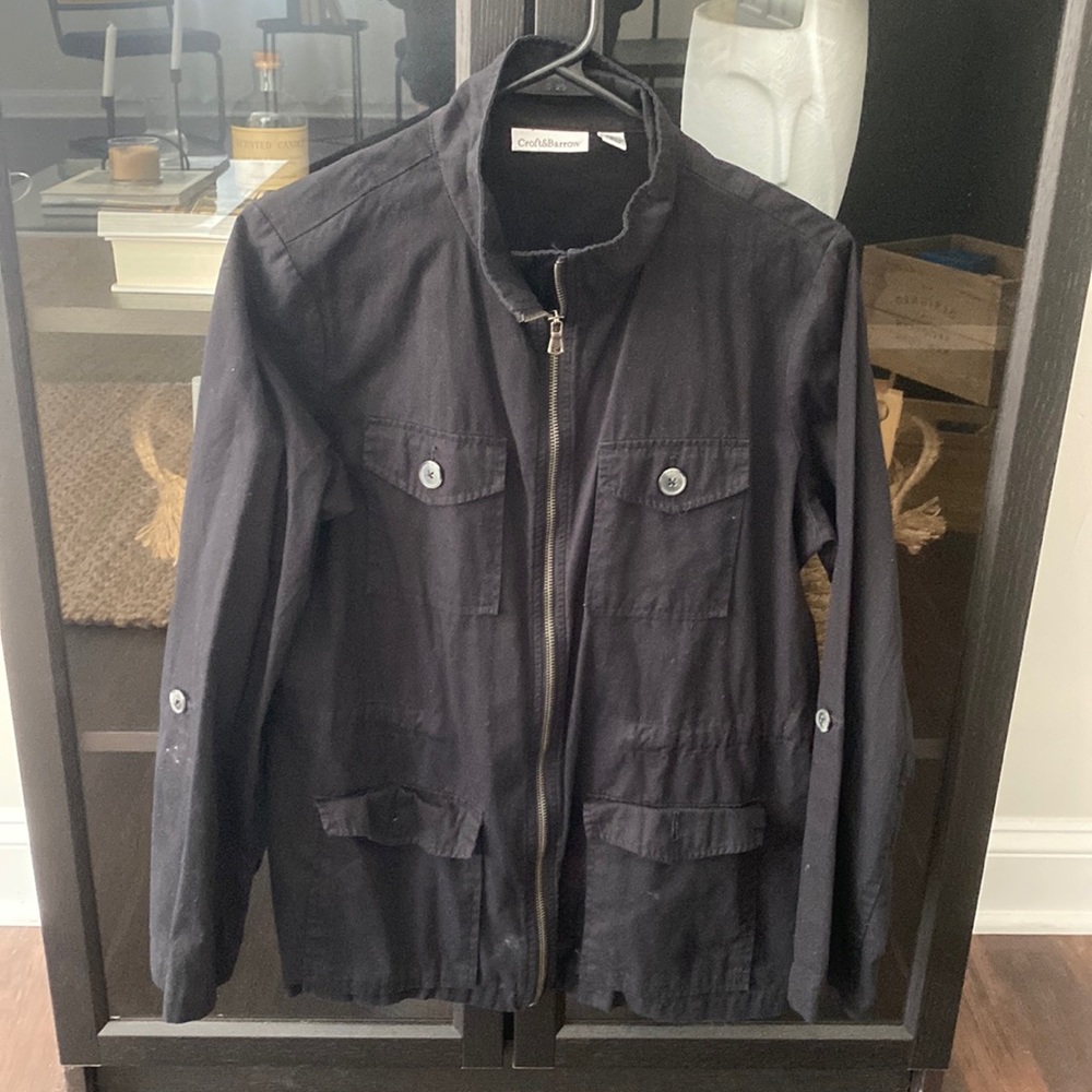 Croft & Borrow Utility Jacket in Black